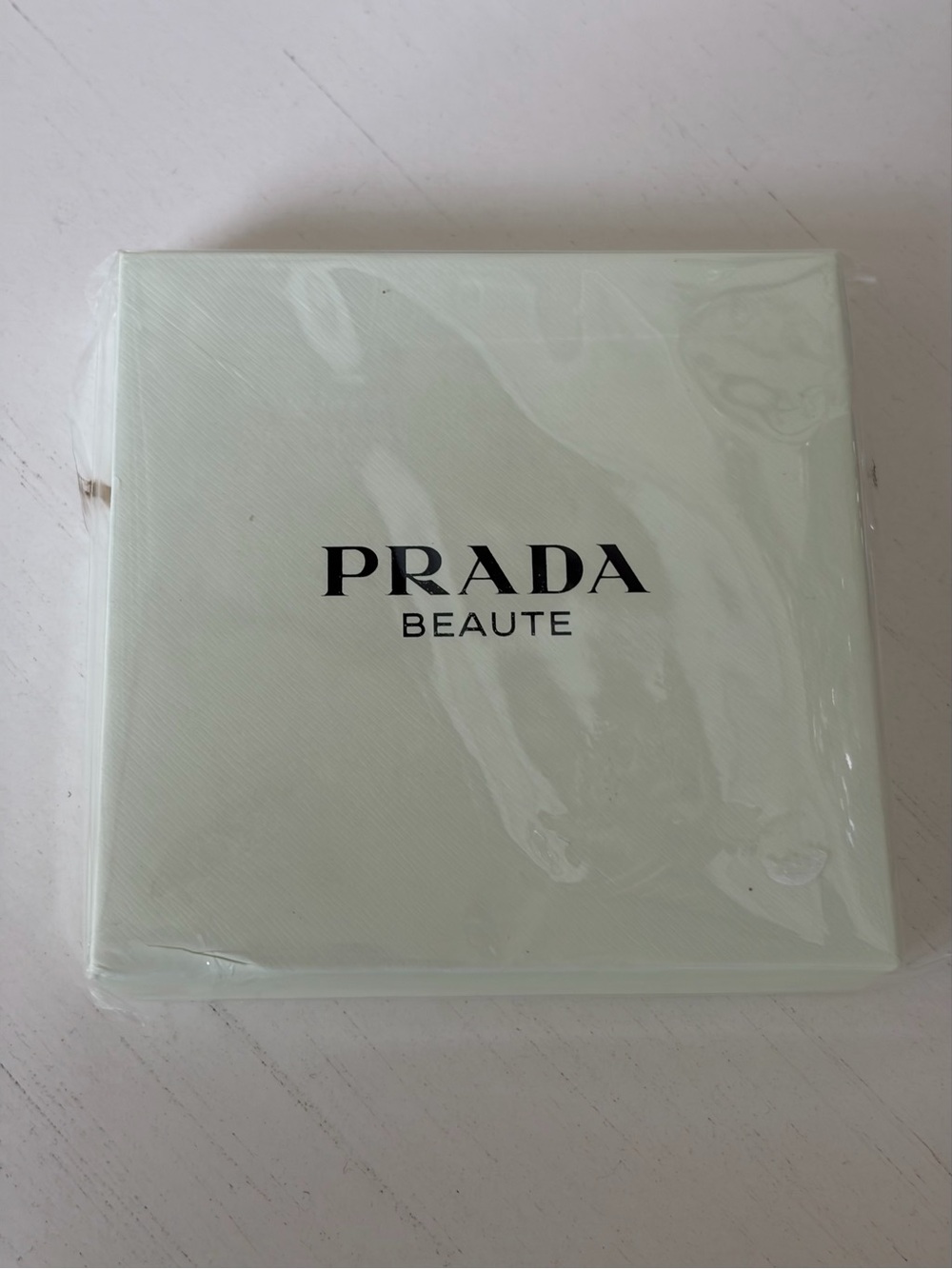 Prada Beaute Silver Compact